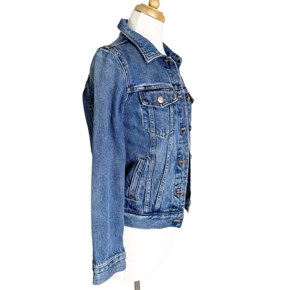 Madewell The Jean Jacket in Medford Wash Denim Trucker Jacket Size XS - Picture 9 of 13